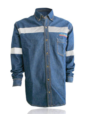 camisa mezclilla modelo Houston