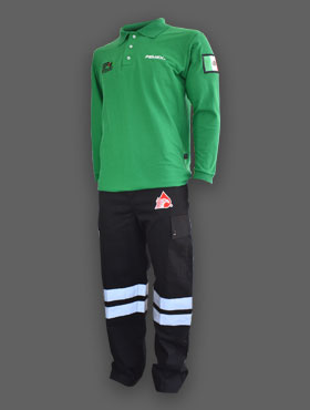 uniforme gasolinería Pemex