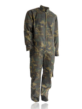 overol de camuflaje